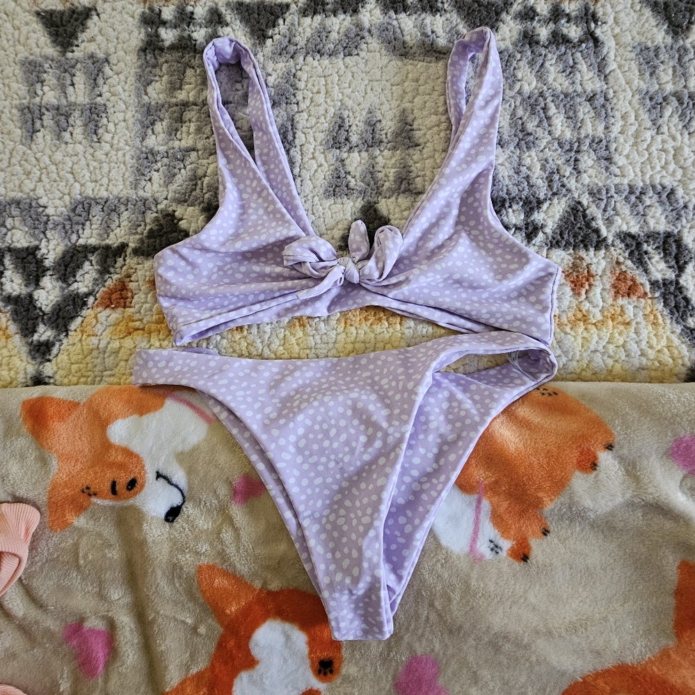 Polka Dot Swimsuit - cute!